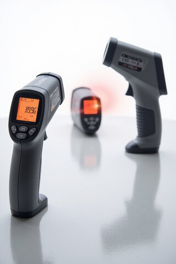 accuracy of infrared thermometers