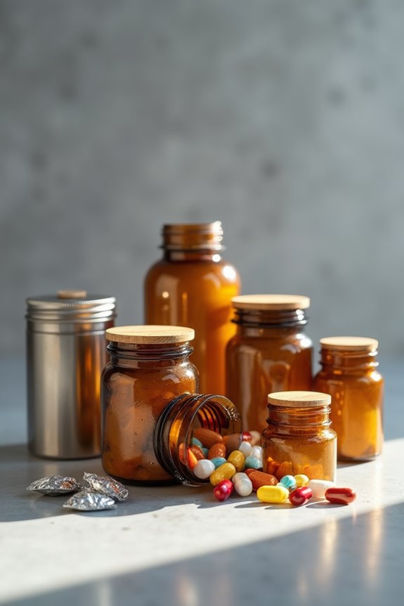 airtight containers preserve supplements