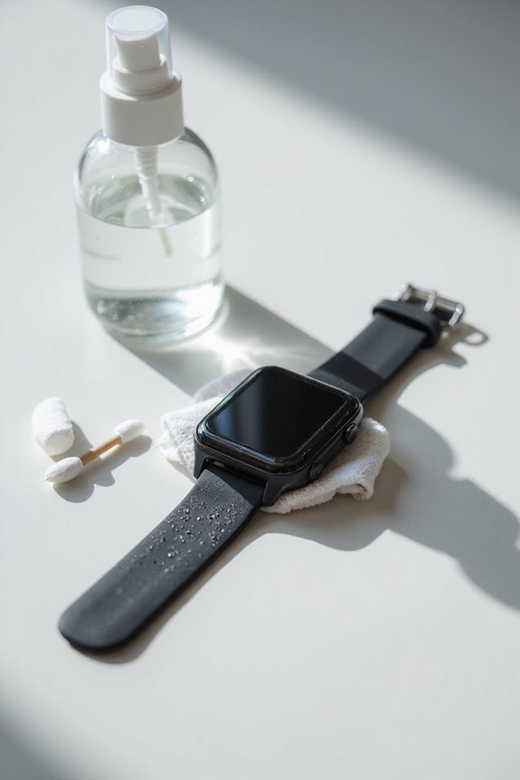 clean your fitness tracker