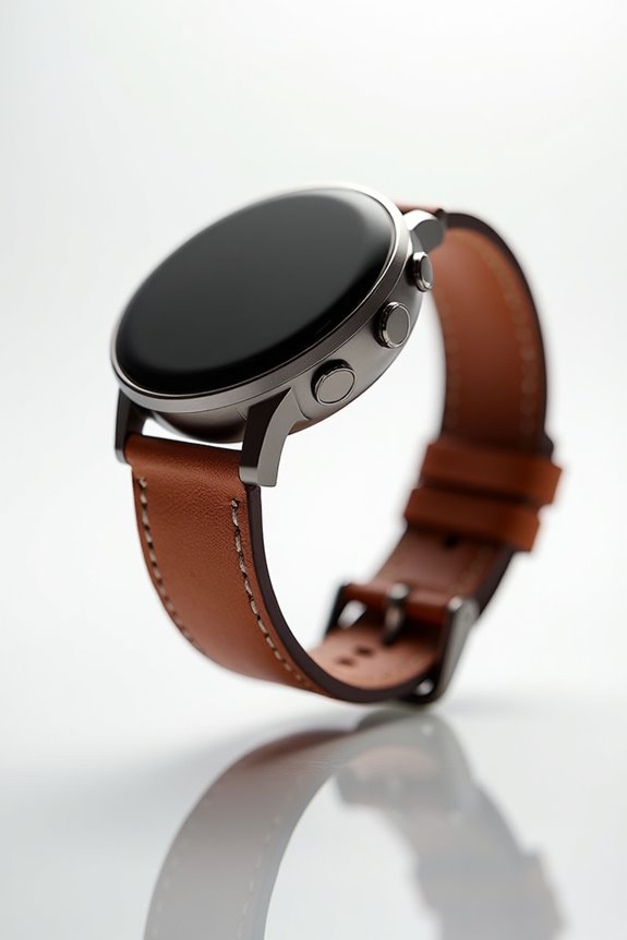 genuine leather fitness tracker