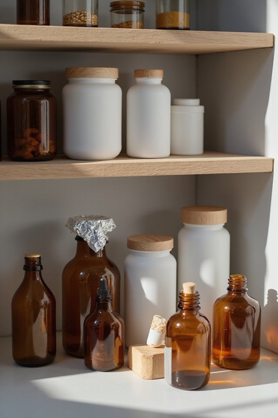 protect supplements from light