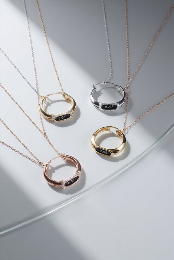 stylish fitness tracker necklaces