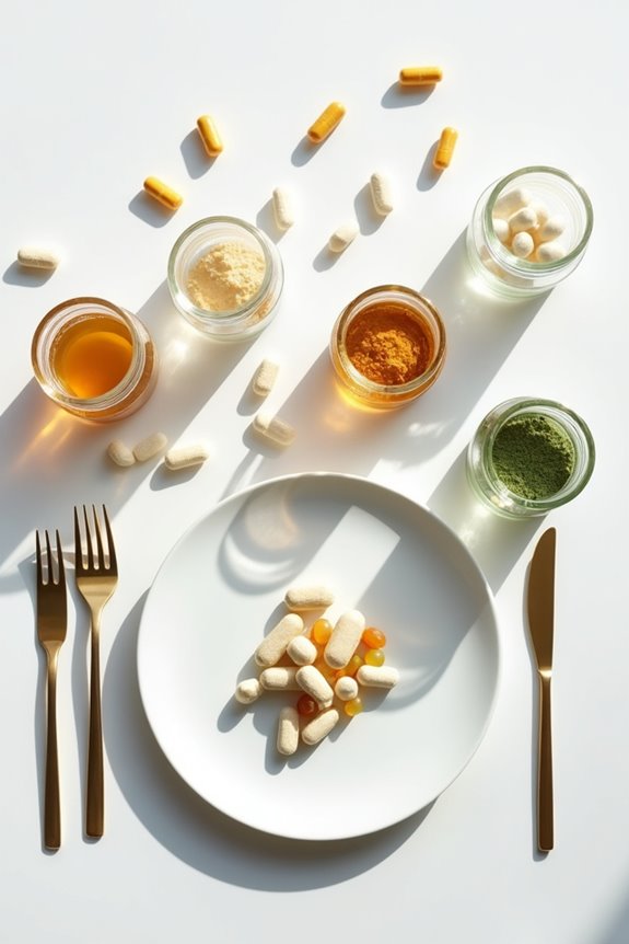 supplements and food timing